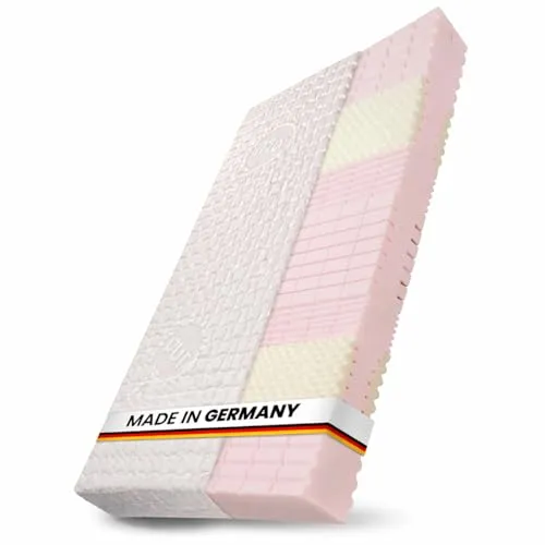FMP 7 Zonen Kaltschaummatratze Visco-S-Comfort H3 - 90x200 cm - Matratzen Kategorie: 7 Zonen Kaltschaummatratze mit abnehmbarem Medipurbezug für optimale Hygiene und Komfort bei einem Körpergewicht ab 85 kg. Hochwertiger Schlaf mit langlebigem Raumgewicht RG 55.