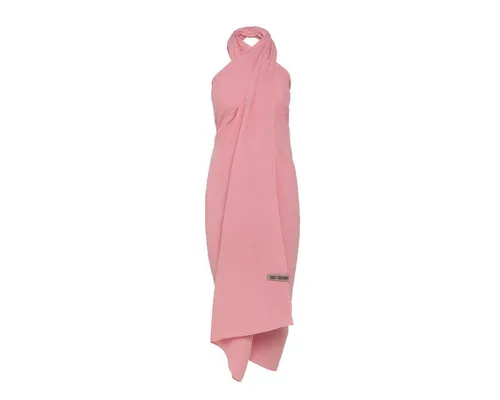 Knit Factory Pareo/Strandtuch Liv Rosa - Vielseitig & nachhaltig - Pareos & Strandkleider für Damen - 100 % Bio-Baumwolle, ideal als Strandtuch, Wickelrock oder XXL-Schal für jeden Anlass.