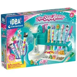 Clementoni Mein Stift-Atelier (59415) - Experimentierkasten für kreative Kids, fördert die Fantasie und ermöglicht das Gestalten von eigenen Stiften!