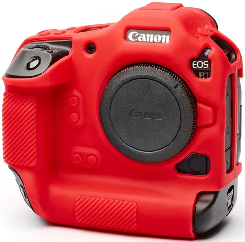 EASYCOVER Silikonprotector rot für Canon R1 - Kamerataschen - Schützt Ihre Canon R1 vor Stößen und Kratzern mit einem stylishen roten Silikonprotektor.