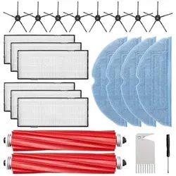 INF Ersatzteile für Xiaomi Roborock S7/S7+/S7 MaxV/S7 MaxV Plus - Umfassendes 22-teiliges Zubehörset für maximalen Reinigungskomfort mit dem Xiaomi Roborock S7. Mit optimierten Walzenbürsten und waschbaren Wischpads für eine gründliche Pflege und effiziente Reinigung.