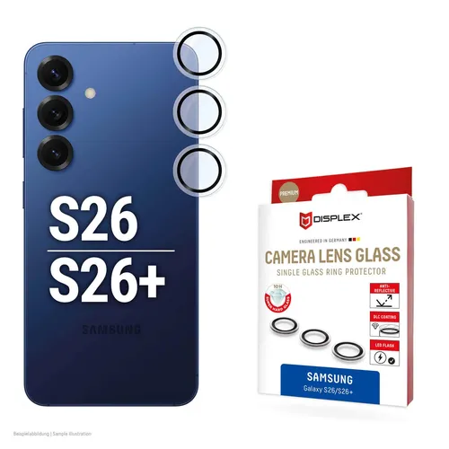 DISPLEX Kamera-Schutzglas Samsung S26/S26+ Single, 2 Stück 02244