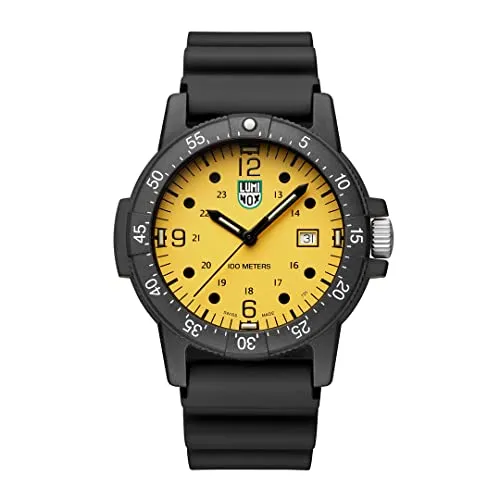 Luminox X2.2005 Sea Bass Herrenuhr 44mm - Schwarz - Sportliche Herrenuhr mit Quarzwerk, 10 ATM wasserdicht, robustes Carbon-Gehäuse und selbstleuchtenden Zeigern für optimale Sichtbarkeit. Ideal für Abenteuer im Wasser.