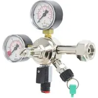 Ich-Zapfe Druckminderer für KohlensÄUre AFG 7 Bar 1- John Guest 8 mm