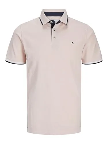 Jack & Jones Paulos Kurzarm-Poloshirt L - Klassisches Slim-Fit Poloshirt aus 100% Baumwolle, weich und dehnbar. Ideal für den Alltag und ein Must-have für jeden Kleiderschrank.