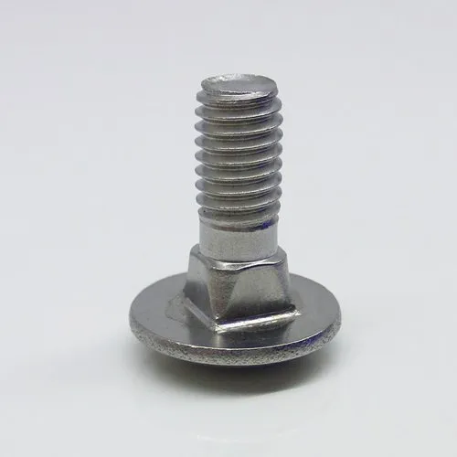 dely trade Verbindungselemente 10 Stück Schlossschrauben M8 x 25 Edelstahl A2 Silber Flachkopf Flachrund