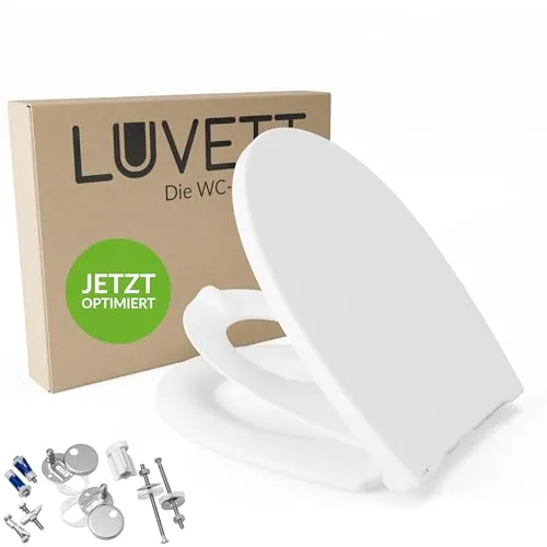 LUVETT® Toilettensitz Kinder C490 Family mit SoftClose - WC-Sitz für Kinder & Erwachsene mit abnehmbarer Kindersitz-Einlage, leise Absenkautomatik und einfacher Reinigung – ideal für Familien.