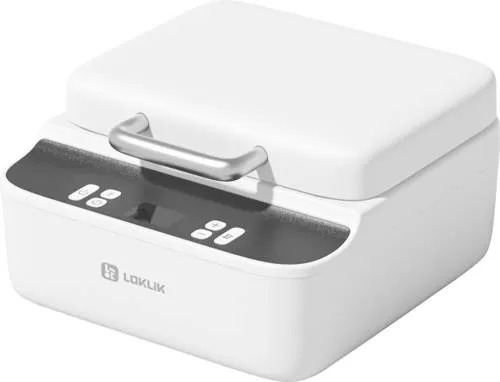 LOKLiK Phone Heat Press - Daisy White - Einfach personalisierte Designs erstellen! Die LOKLiK Phone Case Heat Press ermöglicht dank Vakuum Wärmetransfer-Technologie professionelle Ergebnisse auf Handyhüllen und mehr. Kompakt und leise, ideal für kreative Projekte.