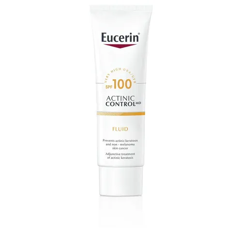 EUCERIN Sonnenschutz Actinic Md Fluid SPF100 80 ml - Hochwirksamer Sonnenschutz mit SPF100, speziell entwickelt für empfindliche Haut. Bietet zuverlässige Pflege und Schutz bei Sonnenexposition.