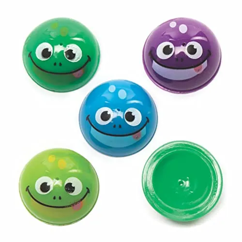 Baker Ross FE352 Mini-Pop-Ups, springende Frösche für Kinder - Die Mini-Pop-Ups sorgen für großen Spaß auf jeder Party! Einfach umdrehen und zuschauen, wie die Frösche bis zu einem Meter in die Luft springen. Ideal als kleines Mitbringsel oder Gastgeschenk, 12 Stück im Set.