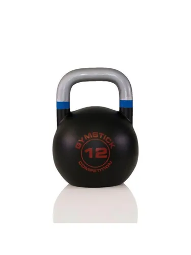 Gymstick Competition Kettlebell 12kg - Hochwertige 12kg Kettlebell für intensives Training. Ideal für funktionale Bewegungsmuster und zur Stärkung aller Muskelgruppen. Robustes Design für langlebigen Einsatz.