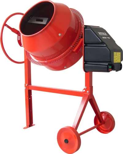ATIKA AKM 130 Betonmischer | 230V, 700W - Bohrmaschinen: Leistungsstarker Betonmischer mit 130 Litern Trommelvolumen für effizientes Mischen von Zement und Mörtel.