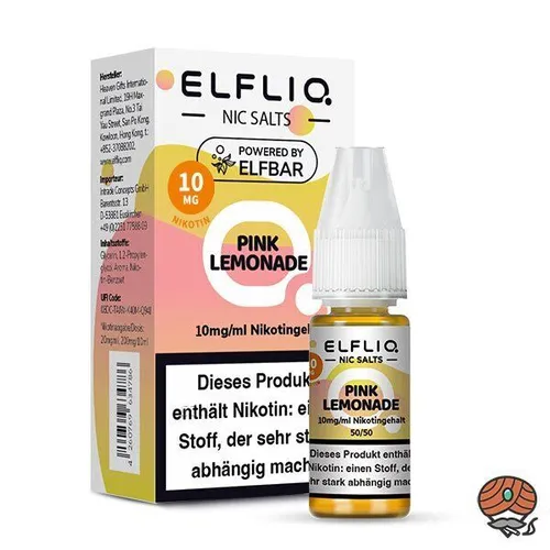 ELFLIQ by ELFBAR Pink Lemonade *10mg/ml* Nikotinsalz, 10ml Liquid