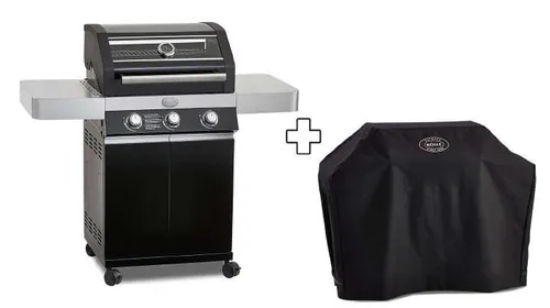 Rösle BBQ-Station VIDERO G3 PURE - Grillstation für perfekte BBQ-Abende mit 3 leistungsstarken Edelstahlbrennern und langlebigen Gusseisenrosten – ideal für Fleisch und Gemüse.