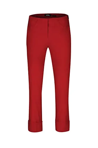 ROBELL Stoffhose Style BELLA 7/8 Bengaline – Bequem und stilvoll - Die 7/8 Bengaline Schlupfhose Style BELLA bietet hohen Tragekomfort und einen eleganten Look. Ideal für Beruf und Freizeit, mit einem dehnbaren Bund für optimale Passform und zwei praktischen Gesäßtaschen.