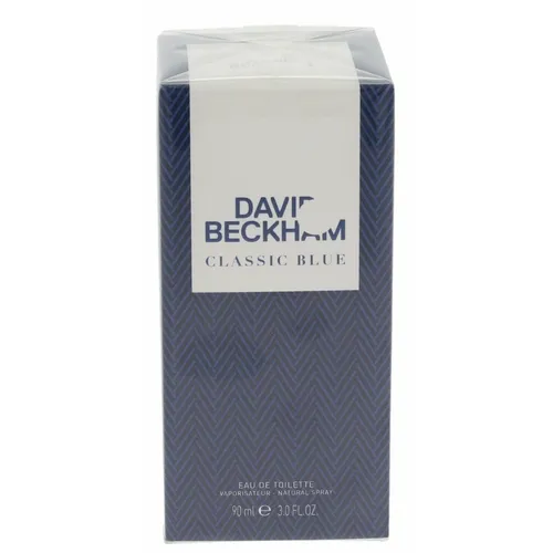 David Beckham Classic Blue EDT 90 ml für Ihn - Eau de Toilette für Herren, langanhaltender zitrisch-holziger Duft mit eleganter Flasche, verkörpert Stil und Raffinesse.