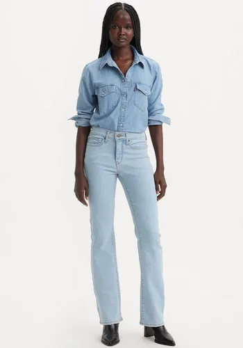 Levi's Damen 315 Shaping Bootcut Jeans - Bootcut-Jeans mit innovativem flachen Bauch-Einsatz, formt Kurven und verlängert die Beine. Aus Levi's Sculpt Gewebe mit Hypersoft für höchsten Komfort und tolle Passform.