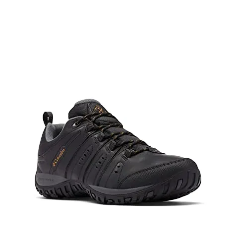 Columbia Herren-Wanderschuhe WOODBURN II WATERPROOF - Robuste und wasserdichte Wanderschuhe - Wanderschuhe, ideal für jedes Wetter dank wasserdichter Konstruktion und robuster Lederoberfläche.
