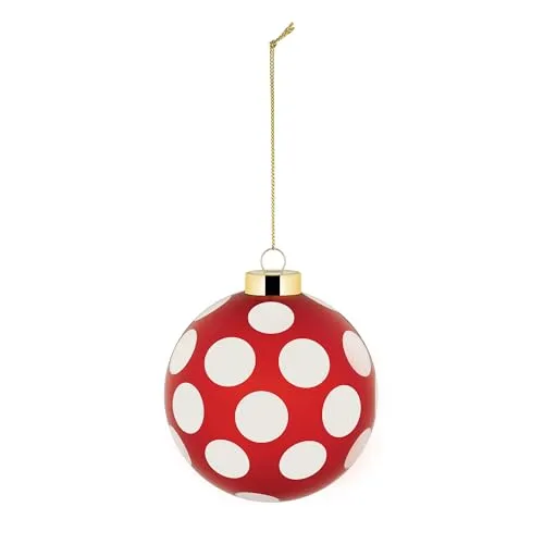 Delight III Weihnachtskugel - Weihnachtsbaumschmuck aus handgeblasenem Glas, einzigartiger Glanz und lasergeätzte Muster machen diese Kugel zum perfekten Akzent für Ihren Weihnachtsbaum oder ein stilvolles Geschenk.
