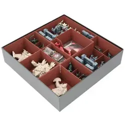 Feldherr Organizer Insert für HeroQuest (2021) - Die Horde der Oger - Organizer für Brettspiel HeroQuest (2021), sorgt für Ordnung und schnellen Zugriff auf Miniaturen und Spielmaterial, kein Zusammenbau nötig.