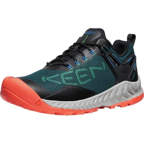 KEEN Herren Multifunktionsschuhe NXIS EVO WP M-SEA MOSS/SCARLET IBIS