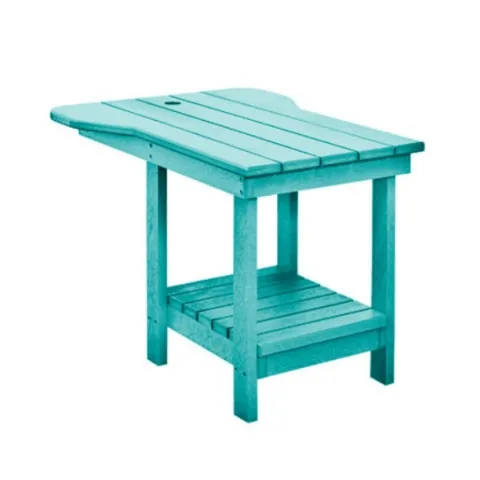 Dresen, Starke Möbel Muskoka Generation Line Tisch mit Schirmloch A13 Turquoise, für C03 8075810300192