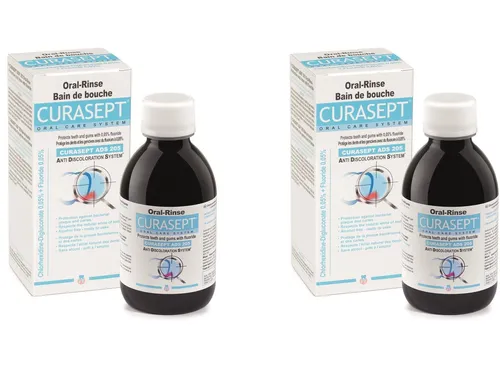 2x Curasept Mundspülung ADS 205 2x 200 ml Zahnfleischbluten Entzündung
