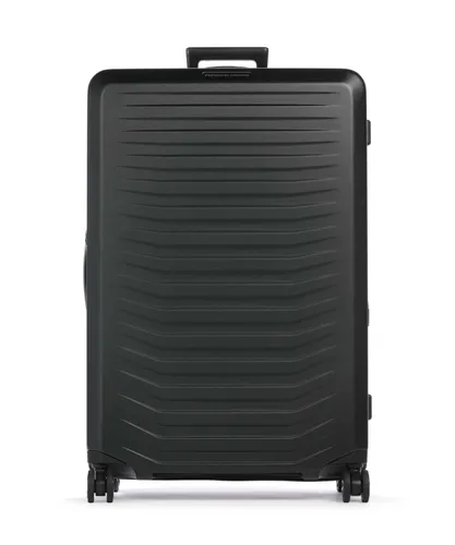 Porsche Design Roadster Hardcase Trolley XL 83 cm (schwarz matt) - Der Porsche Design Roadster Hardcase Trolley XL vereint robustes Design mit Funktionalität. Mit 125 Litern Volumen und leichtem Gewicht ist er ideal für Reisen. Die leisen 360°-Rollen und das TSA-Schloss gewährleisten Komfort und Sicherheit.