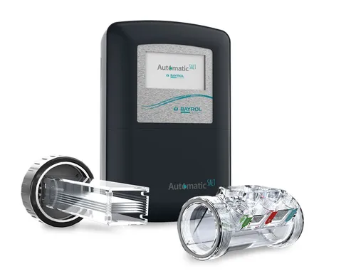 Bayrol AS-7 Salzelektrolyse Automatic Salt inkl. WiFi - Wasseraufbereitung für Pools bis 140 m³, mit integriertem WiFi für einfache Steuerung und Überwachung. Ideal für Salzwasser mit Salzgehalt von 1,5 - 40 g/l.