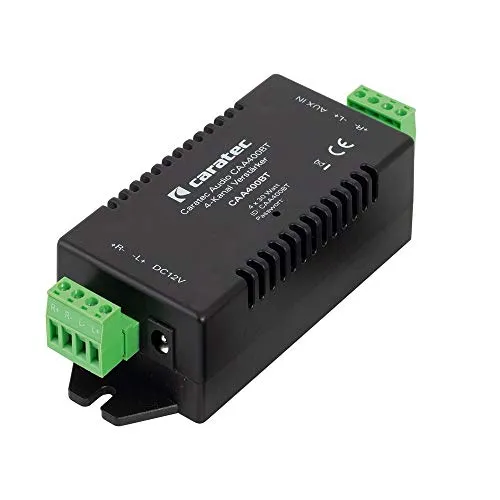 Caratec Audio CAA400BT 4-Kanal Bluetooth-Verstärker - Leistungsstarker 4-Kanal Bluetooth-Verstärker für hochwertige Audioqualität. Ideal für den professionellen Einsatz in Fahrzeugen oder Heimanlagen.