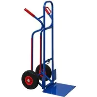 PROREGAL Sackkarre Ragnar mit XXL klappbarer Schaufel - Sackkarre mit 250 kg Tragkraft, pannensicheren Rädern und klappbarer Schaufel für einfaches Be- und Entladen – ideal für Umzüge und Gartenarbeiten.