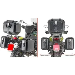 Givi PL Kofferträger Monokey - Fahrzeugspezifischer Stahlrohr-Seitenkofferträger für Monokey® Koffer, ideal für sicheres Reisen mit einer maximalen Zuladung von 10 kg pro Koffer. Perfekt für Motorradzubehör.