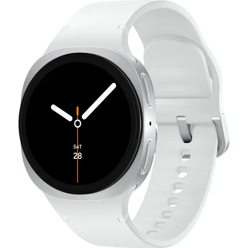 Samsung Galaxy Watch8 Silber 40 mm SM-L320NZSAEUB - Smartwatch mit KI-Assistent, präzisen Gesundheitsmessungen und schlankem Design – ideal für Fitness und mentale Gesundheit.