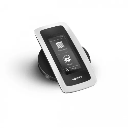 Somfy Touch Display Steuerung 1805251 - Touchscreen für IO-Antriebe, einfache Handhabung mit automatischer Zeitschaltuhr und Szenarien-Erstellung
