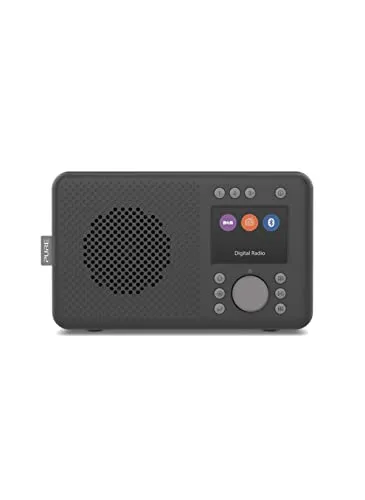 Pure DAB+ tragbares DAB+ Radio mit Bluetooth 5.0 - Tragbare DAB-Funkgeräte mit 20 Senderspeichern, TFT Farbdisplay und Bluetooth für drahtloses Streaming – genießen Sie digitale Klänge überall!