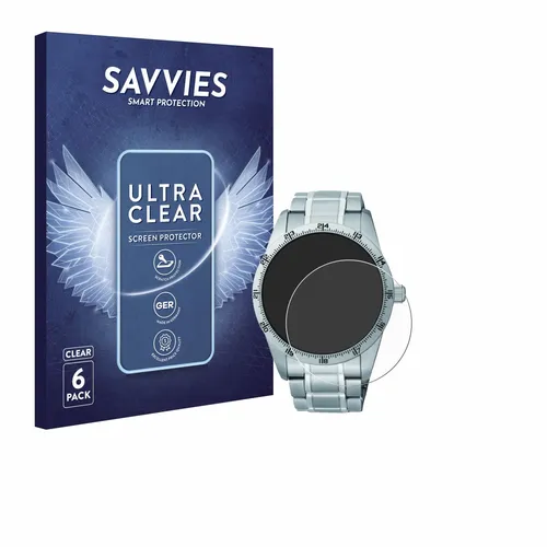 6x Schutzfolie für Seiko 5 Sports SRP513K1 Display Schutz Folie