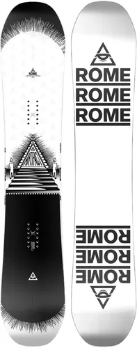 ROME ARTIFACT PRO Snowboard 2025 - 156 - Premium Park- und Urban-Snowboard mit SinterStrong Base für optimale Geschwindigkeit und Carbon HotRod-Paket für maximale Ollie-Power. Ideal für Rider, die Rails und Jumps mit Style meistern wollen.