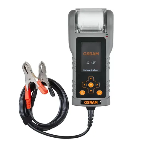 OSRAM OBAG900 Battery Test Pro - Professioneller Batterietester - Batterietester für präzise Wartung aller Automarken, mit 2 Jahren Herstellergarantie und einfachem Empfangsmodus.
