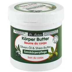 Olivenöl & Sheabutter Körperbutter 250 ml - Ganzkörperpflege mit nährendem Olivenöl und feuchtigkeitsspendender Sheabutter für zarte, geschmeidige Haut.