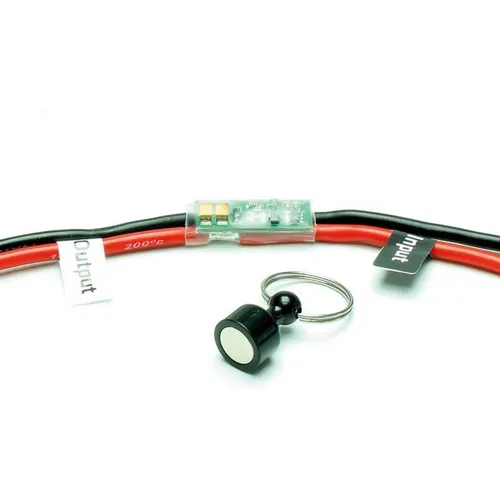 Pichler Modellbau Elektronischer Unischalter - Modellbau-Schaltbausteine, leistungsfähiger elektronischer Schalter für einfaches Ein- und Ausschalten der Stromquelle ohne mechanischen Aufwand.