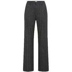 Raphaela by Brax Damen Bundfaltenhose Style PEGGY FLARED ANTHRA Dunkelgrau - Stoffhosen: Elegante Bundfaltenhose im Slim Fit für eine schmeichelhafte Silhouette und hohen Tragekomfort.