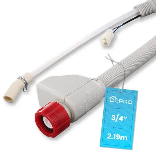 DL-pro Aquastop Zulaufschlauch 2,19m für Beko 1760360100 Whirlpool 481253029201 Aquastopschlauch Wasserstop Schlauch für DSN DDN DFN Geschirrspüler Spülmaschine