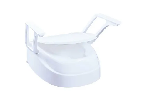 Dietz SmartFix Toilettensitzerhöhung mit Armlehnen 3-fach höhenverstellbar - Behinderten-Bedarf: Die 3-fach höhenverstellbare Toilettensitzerhöhung bietet Komfort und Sicherheit mit integrierten Armlehnen und einer belastbaren Sitzmulde bis 120kg.