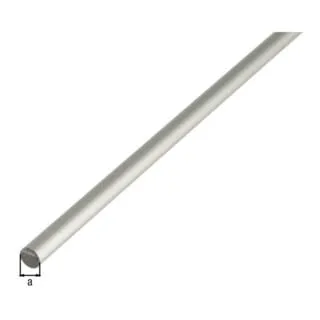 Alberts Rundstange Aluminium silber eloxiert 5/1m 473310 - Hochwertige Aluminium Rundstange, silber eloxiert, 1000 mm lang, ideal für vielseitige Anwendungen im Bau- und DIY-Bereich.