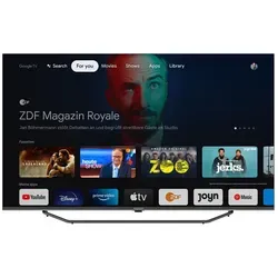 Grundig 50 CUA 7390 Mailand - 50 Zoll 4K Fernseher - Fernseher mit 126 cm Bildschirmdiagonale, beeindruckender 4K Ultra HD Auflösung und HDR-Technologie für lebendige Farben und optimale Bildqualität.
