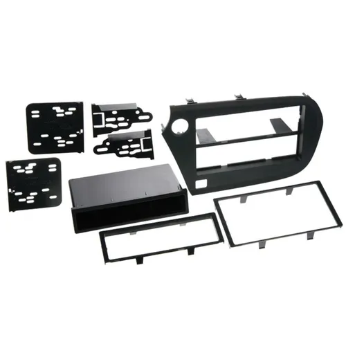 2-DIN Einbaurahmen für Honda Insight 2009 > schwarz - Einbaurahmen & Radioblenden, passend für Honda Insight, bietet eine elegante Lösung für den perfekten Radioeinbau.