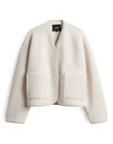 someday Damen Sweatjacke UTEDDY | Loose Blousonjacke im Shearling Look - Funktionsjacken mit hochwertigem Teddyfell für außergewöhnlichen Tragekomfort und vielseitige Kombinationsmöglichkeiten im Alltag.