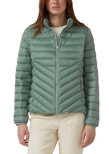 s.Oliver Steppjacke Slim Fit mit Packfunktion - Leichte, kompakte Steppjacke für Outdoor-Aktivitäten. Mit Stehkragen, praktischer Innentasche und angenehmer Wattierung für optimalen Tragekomfort.
