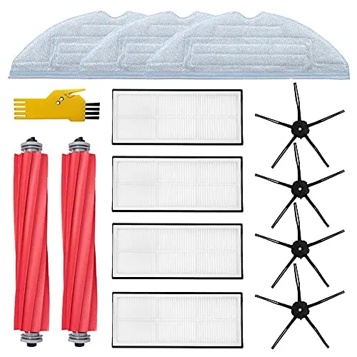 Laimaiou Zubehör Ersatzteil Kompatibel mit Roborock S7 S7 Pro Ultra S7 Max Ultra T7 T7 Plus Saugroboter Hauptbürste & Filter & Seitenbürste