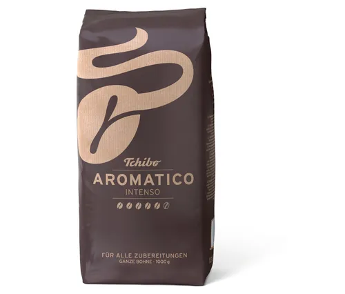 Tchibo Aromatico Intenso - 1 kg Ganze Bohne - Kaffeebohnen mit intensiv-kräftigem Geschmack, ideal für jede Zubereitungsart. Perfekt für Kaffeeliebhaber, die ein kräftiges Aroma schätzen.